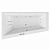 Ванна акриловая EXCELLENT Sfera Slim SMART WAEX.SFL17S.SMART.BR 170x100 белая с гидромассажем