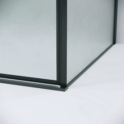 Душевой уголок Grossman Galaxy 120.K33.01.1480.21.02 140x80 профиль черный матовый/стекло шиншилла