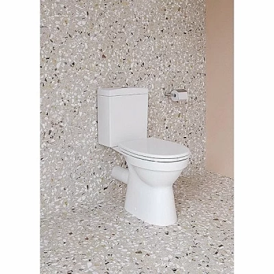 Унитаз-компакт Vitra S10 9822B003-7204 безободковый, с бачком, с крышкой микролифт