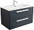Тумба с раковиной Cezares Eco 80 ECO-CER-N-800-2C-SO-GR-P графит