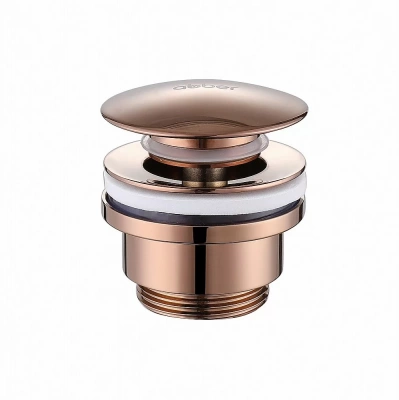 Донный клапан без перелива Abber Bequem AF0011RG золото розовое