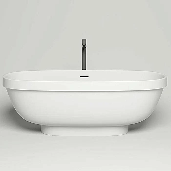 Ванна Salini GRECA S-Stone 180x80 белая матовая