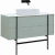 Тумба с раковиной Allen Brau Reality 120 1.32008.PWM папирус матовый