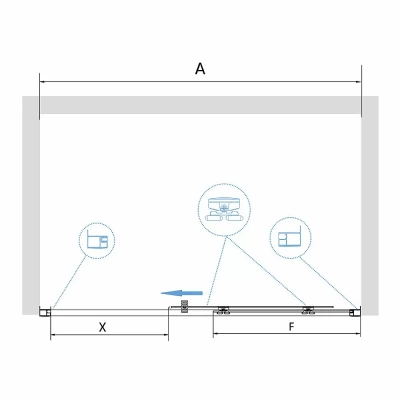 Душевая система RGW Shower Panels SP-6143-01 50140801-01 хром
