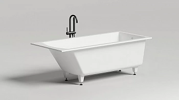 Ванна Salini Cascata Kit S-Sense 170x75 104313G белая глянцевая