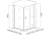 Душевой уголок Good Door Infinity WTW+SP+SP 140х100 стекло матовое/профиль хром