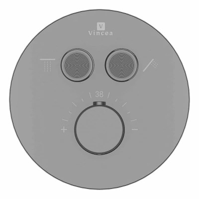 Душевая система Vincea Inspire VSFW-3I22MT5GM вороненая сталь