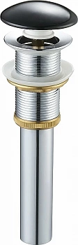 Донный клапан SantiLine SL-104 без перелива черный