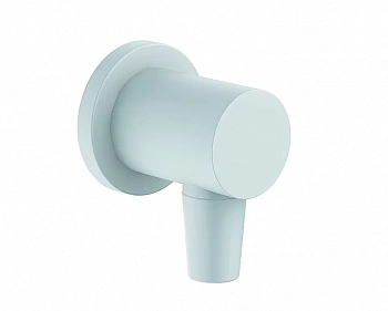 Подключение для шланга Kludi Nova Fonte Puristic 2054353-15 белый матовый