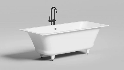 Ванна Salini Orlanda AXIS S-Stone 170x75 103223M белая матовая