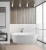Акриловая ванна BelBagno BB411 170х80 белая матовая