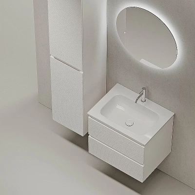 Тумба с раковиной Sancos Folk 60 FL60W Bianco