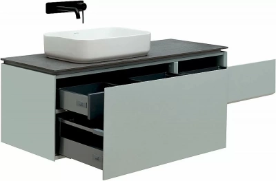 Тумба с раковиной Allen Brau INFINITY 120 1+1 папирус матовый