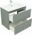 Тумба с раковиной Aquanet Джейн (Flat) 335433/330430 70 мисти грин