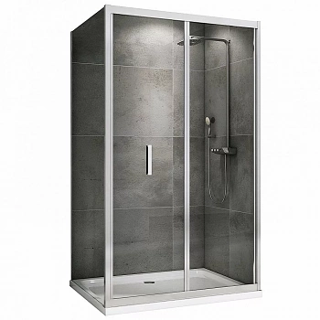 Душевой уголок ABBER Sonnenstrand AG07100-S85 100x85 стекло прозрачное/профиль хром