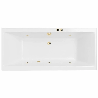 Ванна акриловая EXCELLENT Pryzmat SOFT WAEX.PRY18.SOFT.GL 180x80 белая с гидромассажем