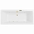Ванна акриловая EXCELLENT Pryzmat SOFT WAEX.PRY17.SOFT.GL 170x75 белая с гидромассажем
