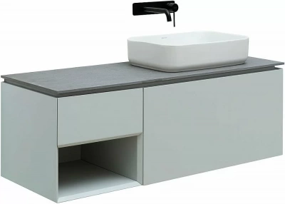 Тумба с раковиной Allen Brau INFINITY 120 1+1 папирус матовый