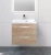 Тумба с раковиной BelBagno Aurora 60 Nebrasca Nature/ручка белая матовая