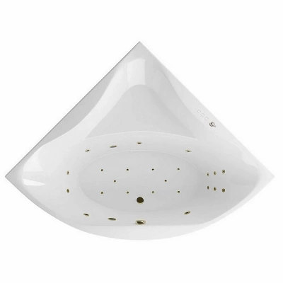 Ванна акриловая EXCELLENT Glamour ULTRA WAEX.GLA15.ULTRA.BR 150x150 белая с гидромассажем