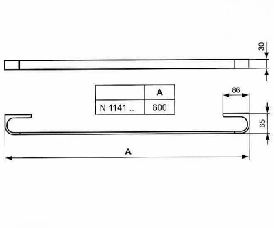 Полотенцедержатель Ideal Standard Moments N1141AA