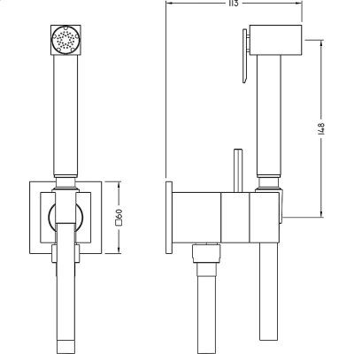 Гигиенический душ CISAL Shower CU00794521