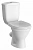 Унитаз напольный Vitra Norm Blanc 9837B099-7201 с бачком, с крышкой микролифт, белый