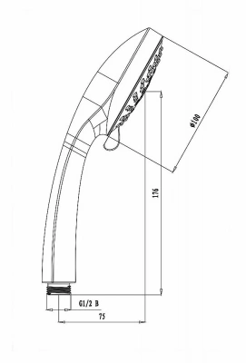 Душевая лейка Lemark LM0125C