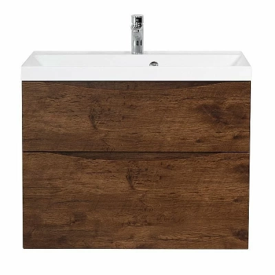 Тумба с раковиной BelBagno MARINO H60-2C-SO-RW-P 80 Rovere Moro