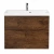 Тумба с раковиной BelBagno MARINO H60-2C-SO-RW-P 80 Rovere Moro