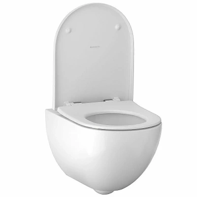 Унитаз подвесной Geberit Acanto 500.301.KJ.A белый, с крышкой микролифт, с инсталляцией, безободковый