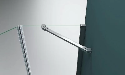Душевой уголок BelBagno KRAFT P-1 100x100 прозрачный/хром