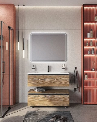 Нижняя тумба Cezares SLIDER-1000-1C-PI-RT-P дуб тангент