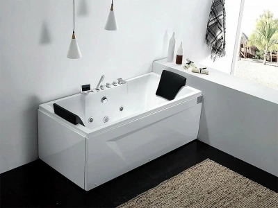 Ванна акриловая Gemy Face to You G9065 K 175x85 белая с гидромассажем