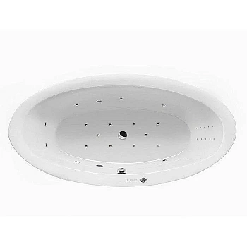 Ванна акриловая Excellent Lumina ULTRA NANO WAEX.LUM19.ULTRANANO.CR 190х95 белая с гидромассажем
