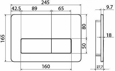 Кнопка для инсталляции IDDIS Unifix UNI41CHi77