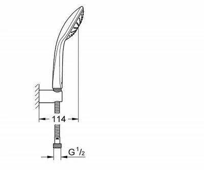 Душевая гарнитура Grohe Euphoria 27354000