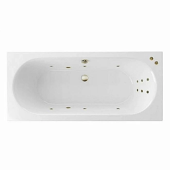 Ванна акриловая EXCELLENT Oceana LINE WAEX.OCE18.LINE.BR 180x80 белая с гидромассажем