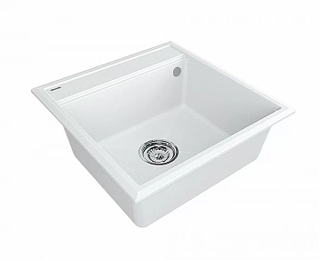 Кухонная мойка Paulmark STEPIA-500 PM115051-WH 500х510 белая