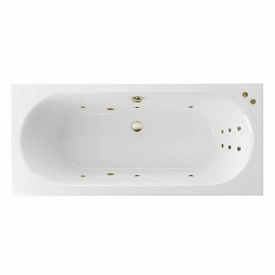 Ванна акриловая EXCELLENT Oceana LINE WAEX.OCE18.LINE.BR 180x80 белая с гидромассажем