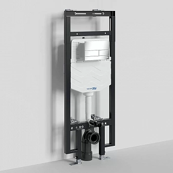 Инсталляция для унитаза WasserKraft Dinkel 58TLT.010.ME.CH04 с кнопкой хром