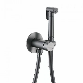 Гигиенический душ со смесителем Abber Wasser Kreis AF8125NG никель