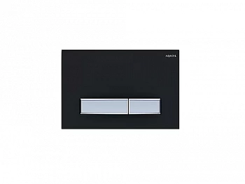 Кнопка для инсталляции Aquatek Slim KDI-0000031 черная матовая/никель