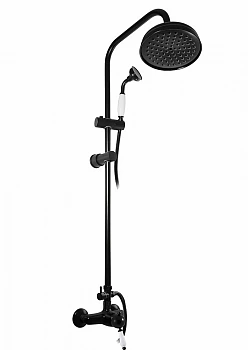 Душевая система Rav-Slezak LABE L581.5/3CMAT черный матовый