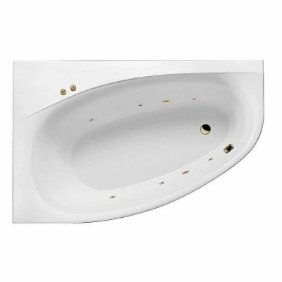 Ванна акриловая EXCELLENT Kameleon SOFT WAEX.KML17.SOFT.GL 170x110 белая с гидромассажем