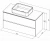 Тумба с раковиной Allen Brau Infinity 100 1.21003.PWM папирус матовый Тумба с раковиной Allen Brau Infinity 100 1.21003.PWM папирус матовый