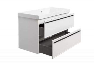 Тумба с раковиной LA FENICE Elba Bianco TWIN 100 белая