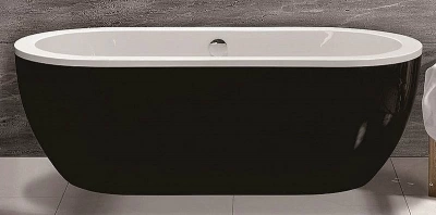 Ванна акриловая Esbano TOKYO ESVATOKYB 170x80 черная, белая