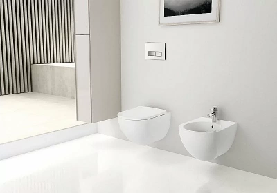 Унитаз подвесной Geberit Acanto 500.301.KJ.A белый, с крышкой микролифт, с инсталляцией, безободковый