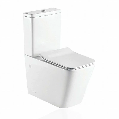 Унитаз напольный Koller Pool KVADRO KR-0675-RC безободковый, с крышкой микролифт, с бачком
